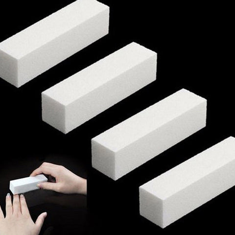 High Qaulity Sanding Nail File Buffer Block For UV Gel Nail Polish Nail Art Tools Manicure Pedicure White Form Nail Buffers File