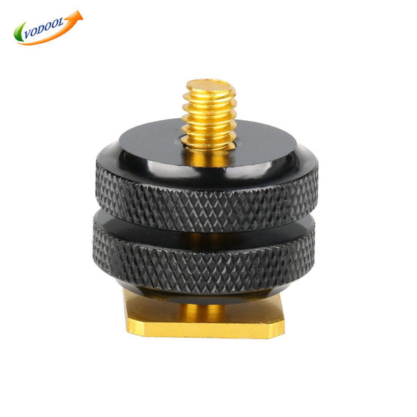 New Arrival 1Pc 1/4" Tripod Screw to Flash Hot Shoe Adapter Holder Mount Photo Studio Accessories