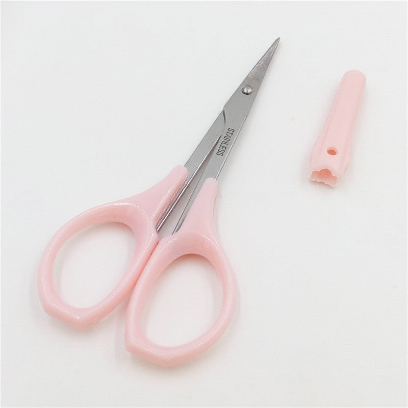 Cute Eyebrow Scissors Trimmer Eyelash Shears Scissors Trimmer Remove Makeup Tool