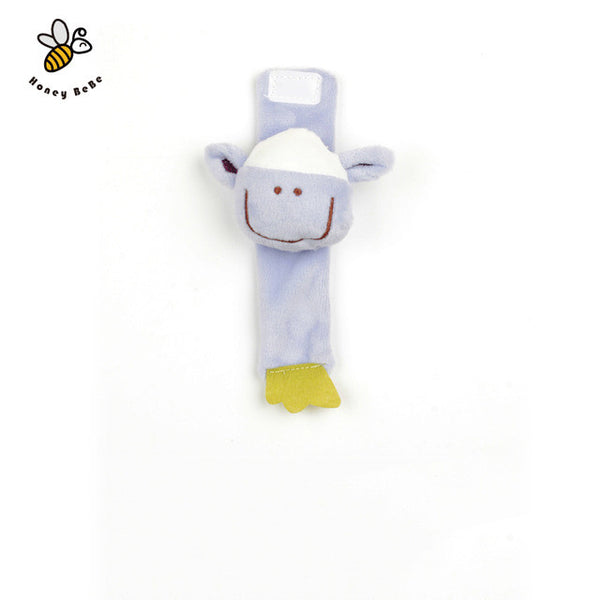 1Pc Animal Baby Toys 0-12 Months Plush Baby Rattles Baby Toy Wrist Strap Children Infant Newborn Plush Toy