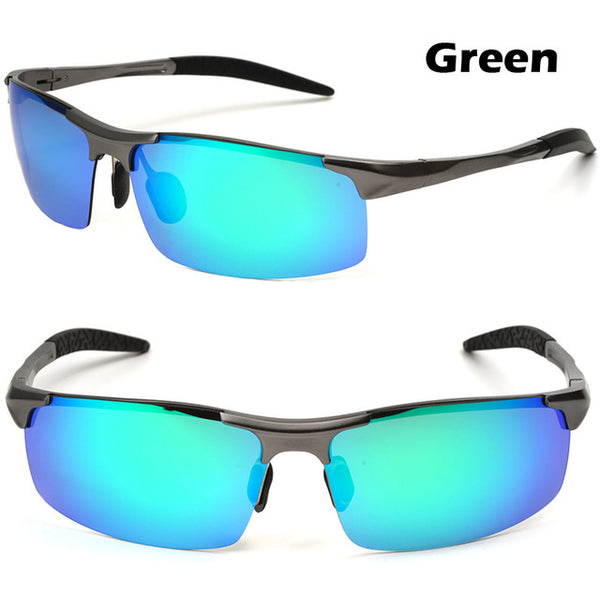 Hot Sale men's aluminum-magnesium car drivers night vision goggles anti-glare polarizer sunglasses Polarized Driving Glasses