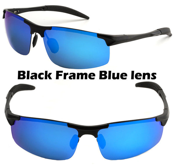 Hot Sale men's aluminum-magnesium car drivers night vision goggles anti-glare polarizer sunglasses Polarized Driving Glasses