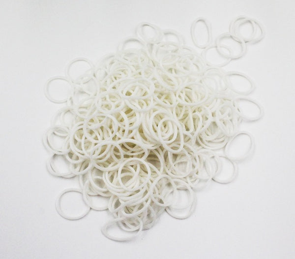 300Pcs Noctilucent Glows in Dark Rubber Loom Bands refill Make Rubber Band Bracelet for DIY Christmas Gift(24 Clip 1Loom) 5134