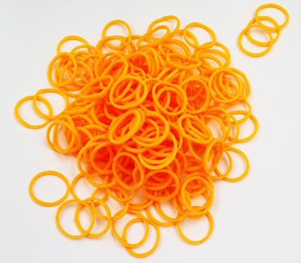 300Pcs Noctilucent Glows in Dark Rubber Loom Bands refill Make Rubber Band Bracelet for DIY Christmas Gift(24 Clip 1Loom) 5134