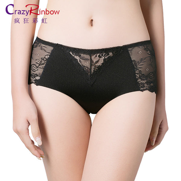 Women underwear briefs sexy women's Panties full transparent lace seamless string plus size women underwear panty