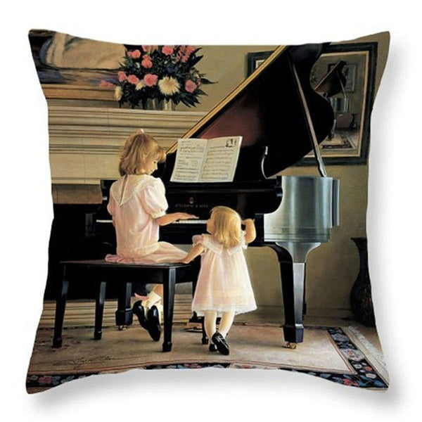 Cushion(No Filler) Mom's Love Polyester Family affection Sofa Car Seat happy family Home Decorative Throw Pillow Sofa Home Decor