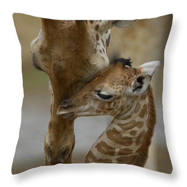 Cushion(No Filler) Mom's Love Polyester Family affection Sofa Car Seat happy family Home Decorative Throw Pillow Sofa Home Decor