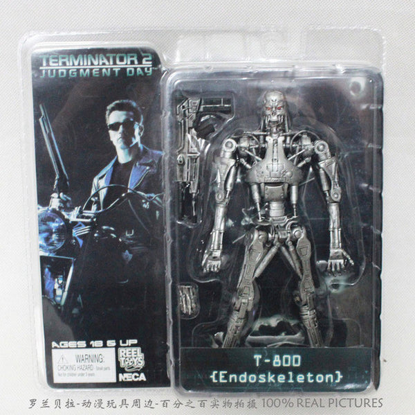 NECA The Terminator 2 Action Figure T-800 ENDOSKELETON Classic Figure Toy 7"18cm 7Styles