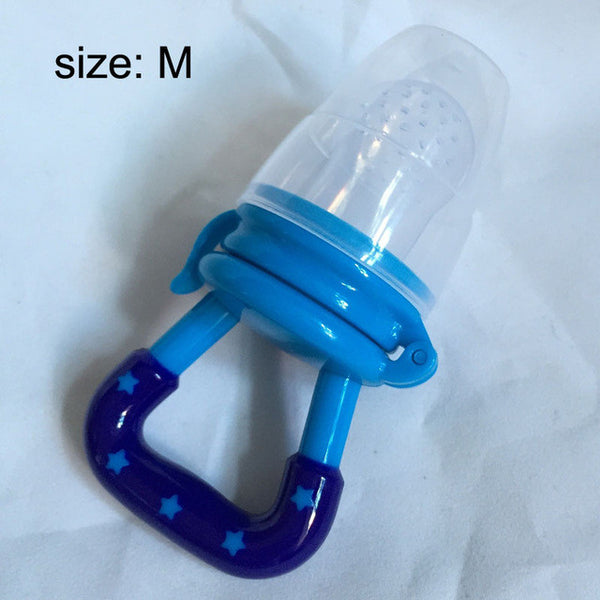 Nipple Fresh Fruit Pacifier Food Milk Nibbler mamadeira Feeder Feeding Tool Bell Safe Baby Bottles 3 Size christmas gift