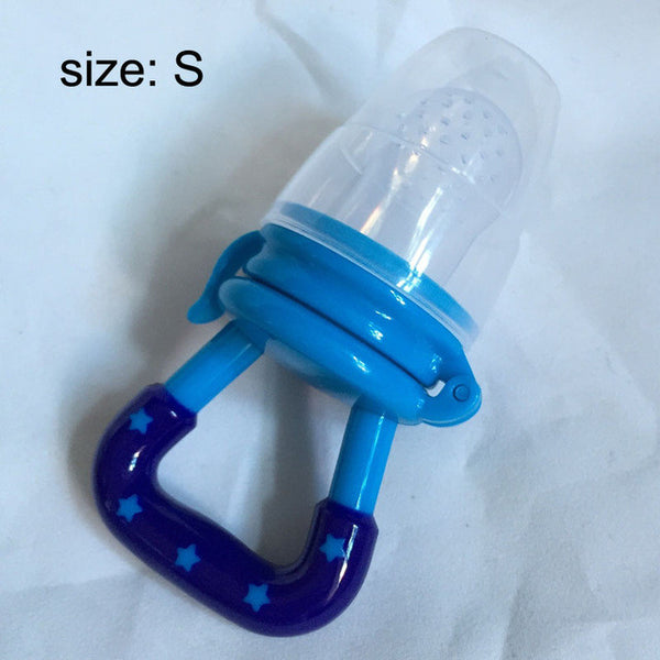 Nipple Fresh Fruit Pacifier Food Milk Nibbler mamadeira Feeder Feeding Tool Bell Safe Baby Bottles 3 Size christmas gift