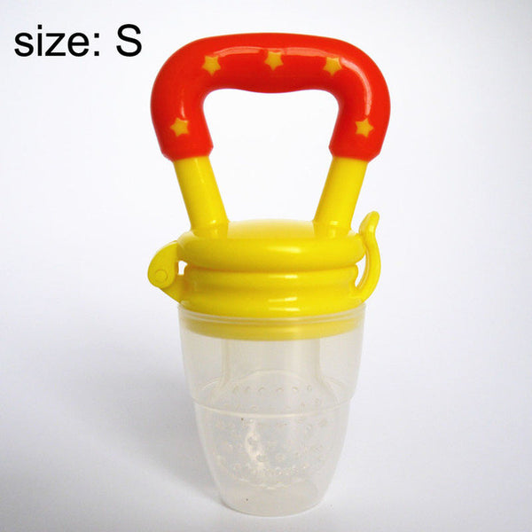 Nipple Fresh Fruit Pacifier Food Milk Nibbler mamadeira Feeder Feeding Tool Bell Safe Baby Bottles 3 Size christmas gift