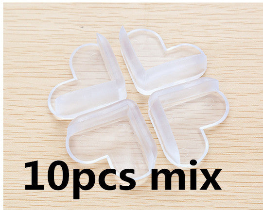 10Pcs Child Baby Safety Silicone Protector Table Corner Edge Protection Cover Children Anticollision Edge & Corner Guards