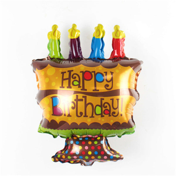 Foil Balloons Happy Birthday party Decorations kids air Balls inflatable Ballons lovely Birthday Cake Party balloons
