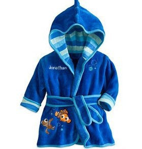 Children Pajamas Robe Kids Clothes Boys Girls Micky Minnie Bathrobes Baby Cartoon Flannel Sleepwear Infant Clothing