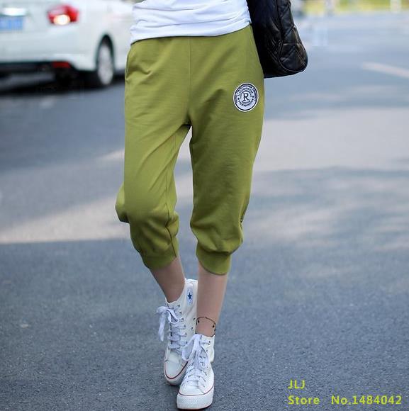 2017 New Fashion Summer Women Casual Harem Pants Female Women aptitud  Skinny Pant Deportes Long Seven Short Capris Trouser K010