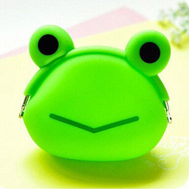 DUDINI Animals Girls Silicone Small Mini Coin Purse Change Wallet Purse Women Key Wallet Coin Bag Children Kids Gifts