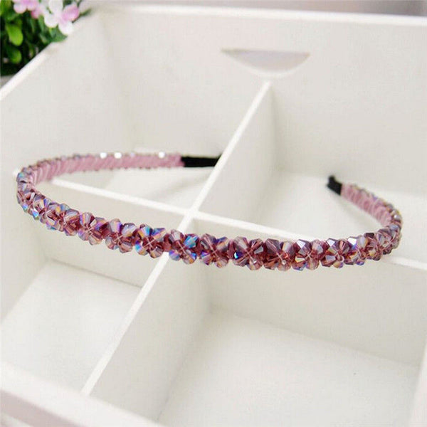 Fashion Women Girl Metal Crystal Hairbands Headband Jewelry Headwear Hair Band Accessories