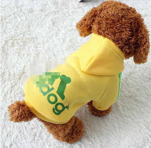 New Autumn Winter Pet Products Dog Clothes Pets Coats Soft Cotton Puppy Dog Clothes Clothes For Dog 7 colors XS-4XL