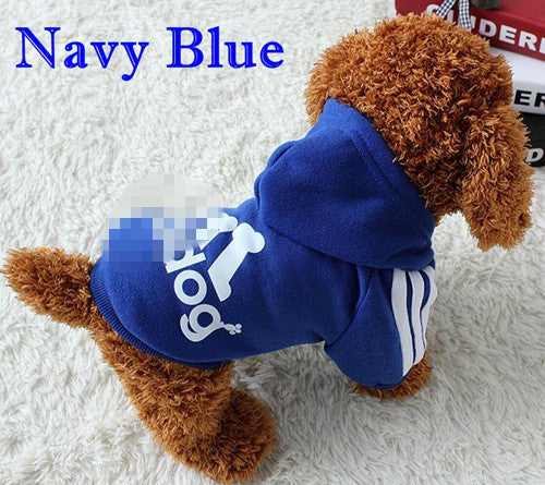 New Autumn Winter Pet Products Dog Clothes Pets Coats Soft Cotton Puppy Dog Clothes Clothes For Dog 7 colors XS-4XL