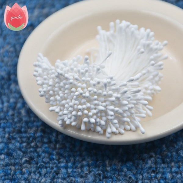 400pcs 1.5mm Mini Stamen Handmade Artificial Flower For Wedding Party Home Decoration DIY Christmas Scrapbook Accessories