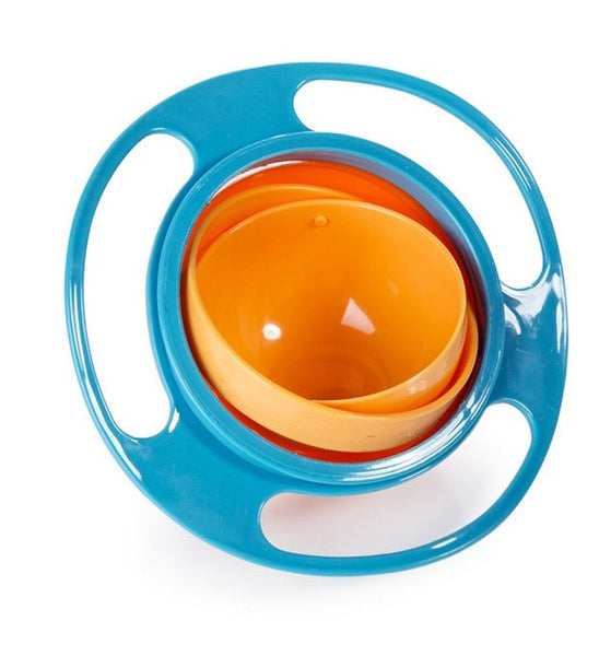 Infant Baby Feeding Toy Bowl Dishes Kids Boy Girl Spill Proof Universal Rotate Technology Funny Gift Baby Accesories