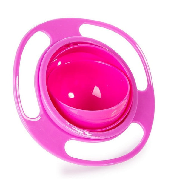 Infant Baby Feeding Toy Bowl Dishes Kids Boy Girl Spill Proof Universal Rotate Technology Funny Gift Baby Accesories
