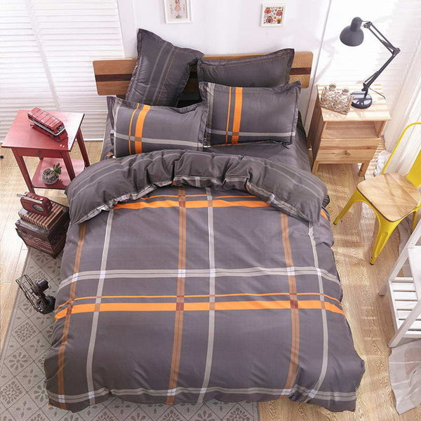 Modern style Bedding Sets Polyester Duvet Cover set Bed Sheet Pillowcase Twin Full Queen size King Super Soft 4Pcs /3 Pcs