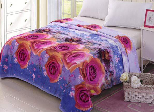 wholeSale Sleep Wish Plaids and Bedspreads to  Sofa Travel Throw Blanket Fleece Bedding Throws on Sofa/Bed/Car Portable Plaids