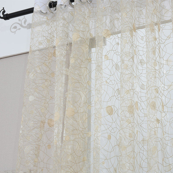 Top Finel 2016 Bird Nest Sheer Curtain Panel Embroidered Curtains for Kitchen Living Room the Bedroom Tulle for Window Treatment