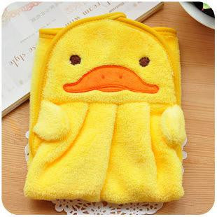 Cute Animal Microfiber Kids Children Cartoon Absorbent Hand Dry Towel Lovely Towel For Kitchen Bathroom Use