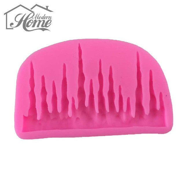 Icicle Ice Decor 3D Silicone Mold Cake Chocolate Pastry Bakeware Mold Soap Mould  DIY Baking Tools For Cake Jelly Decorating