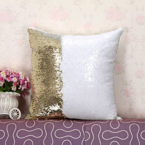 2016 Hot sale sofa sequins throw covers and pillows continental mermaid pillow cushion covers square pillow cases home decor