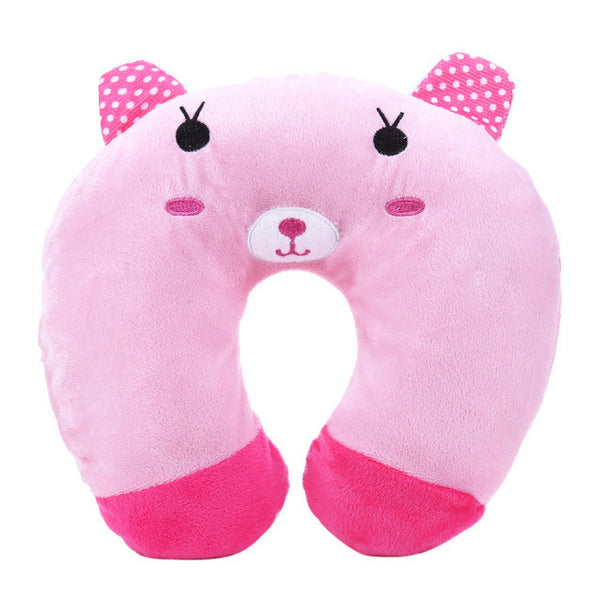2017 Cartoon Animals U Shaped Neck Pillow Ligth Weight Comfortable Multi-Color Travel Automatic Neck Support Head Rest Cushion