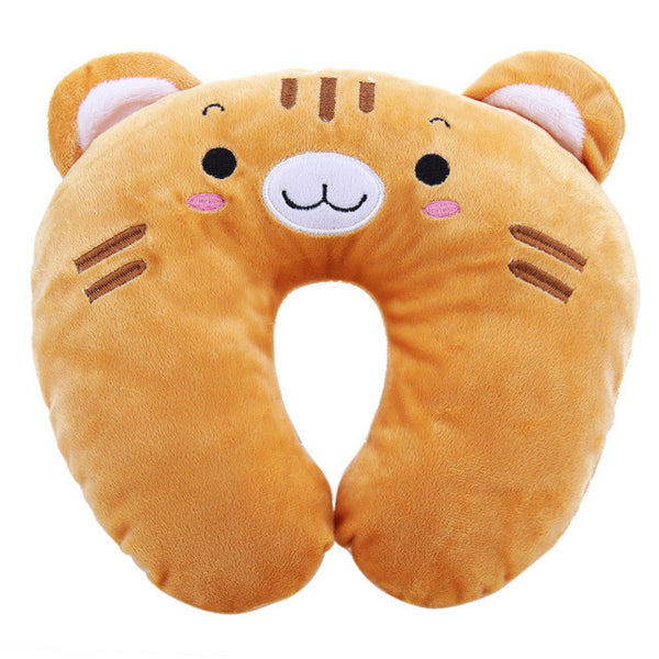 2017 Cartoon Animals U Shaped Neck Pillow Ligth Weight Comfortable Multi-Color Travel Automatic Neck Support Head Rest Cushion