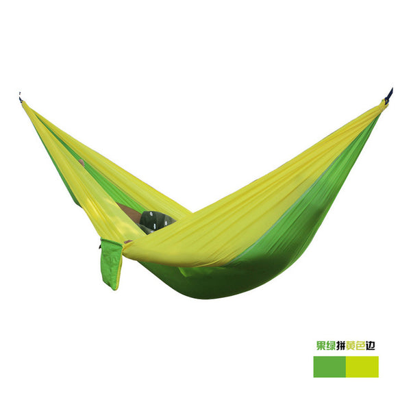 24 Color 2 People Portable Parachute Hammock Camping Survival Garden Flyknit Hunting Leisure Hamac Travel Double Person Hamak