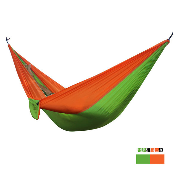 24 Color 2 People Portable Parachute Hammock Camping Survival Garden Flyknit Hunting Leisure Hamac Travel Double Person Hamak