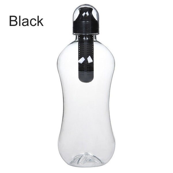 New Outdoor Activated Carbon Filter Water Bottle 500ml Drinkware Sports Shaker Bottles Bike Bicycle Bottle Drink Cup Travel Mug