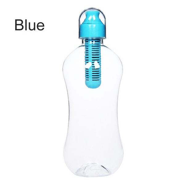 New Outdoor Activated Carbon Filter Water Bottle 500ml Drinkware Sports Shaker Bottles Bike Bicycle Bottle Drink Cup Travel Mug