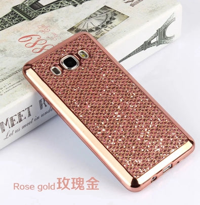 Luxury Glitter Bling TPU Case For Samsung Galaxy S4 S5 S6 S7 Edge Plus A3 A5 A7 J1 J3 J5 J7 2016 Grand Prime Phone Cover Cases