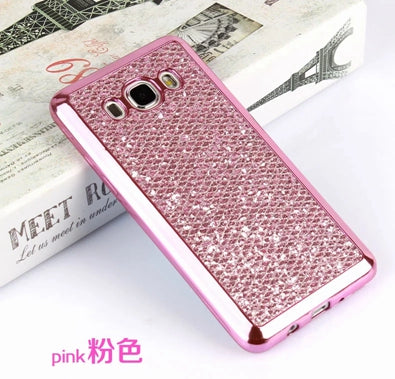 Luxury Glitter Bling TPU Case For Samsung Galaxy S4 S5 S6 S7 Edge Plus A3 A5 A7 J1 J3 J5 J7 2016 Grand Prime Phone Cover Cases