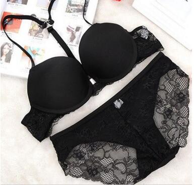 New 2016 Luxurious Elegance Vs Bra And Panty Set Y-line Underwear Set Female Sexy Lace Brand Push Up Secret Women Bra Set