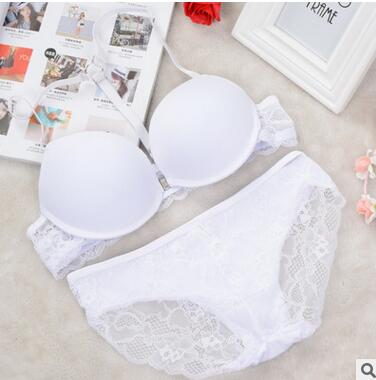 New 2016 Luxurious Elegance Vs Bra And Panty Set Y-line Underwear Set Female Sexy Lace Brand Push Up Secret Women Bra Set