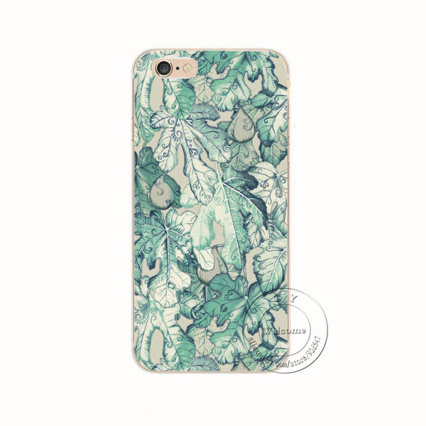 Shell For Apple iPhone 5 5S SE 5C 6 6S 7 Plus 6SPlus Back Case Cover Printing Mandala Flower Datura Floral Cell Phone Cases