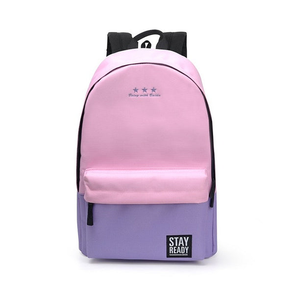 Fashion School Backpack Women Children Schoolbag Back Pack Leisure Korean Ladies Knapsack Laptop Travel Bags for Teenage Girls