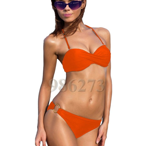 Wholesale Newest Summer Sportswear Sexy Bikini Women Swimwear Occidental Secret Bathing Suit Swimsuit Eight Colors S M L XL