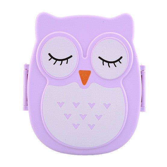 1pc Cartoon Owl Lunch Box Food Fruit Storage Container Portable Bento Box Safe Food Picnic Container Hot Lunchbox Children Gifts