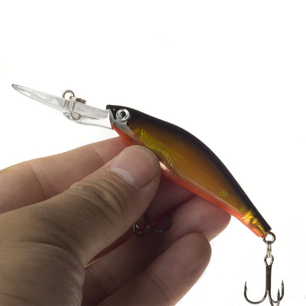 Laser Sinking Slowly Minnow Fishing Lure 9CM 7.2G Wobbler Artificial Fly Fishing Hard Bait Carp Crankbait Fishing Tackle 1PCS