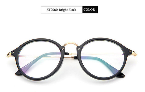 KOTTDO Women's Optical Retro Eye Glasses Frame For Women Eyewear Eyeglasses Vintage With Clear Lens Oculos Feminino Masculino
