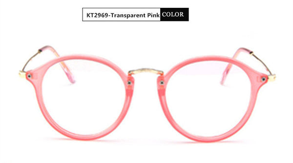 KOTTDO Women's Optical Retro Eye Glasses Frame For Women Eyewear Eyeglasses Vintage With Clear Lens Oculos Feminino Masculino