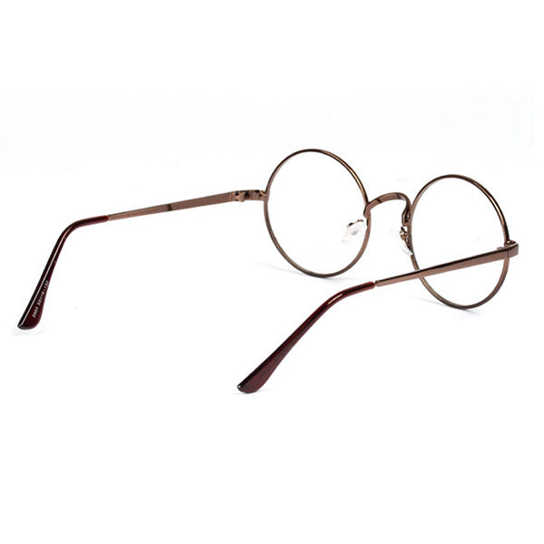 Fashion Retro Round Circle Metal Frame Eyeglasses Clear Lens Eye Glasses Unisex